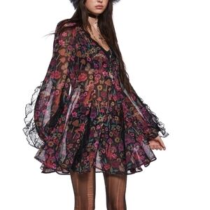 Dollskill Daydreamer Floral Mini Dress